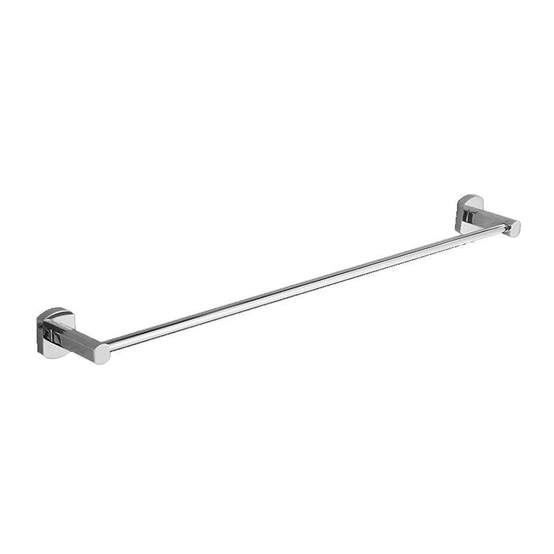 BowLift | Polished Chrome Modern Bathroom Accessory Set Silver Towel Holder/Bath Shelf