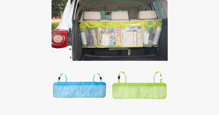 BowLift | Multi-Section Car Backseat Organizer – Keeps Your Car Clean!