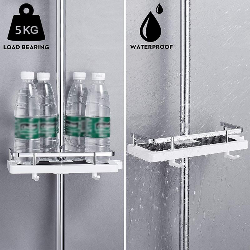 BowLift | Storage rack for shower rack on bathroom rod
