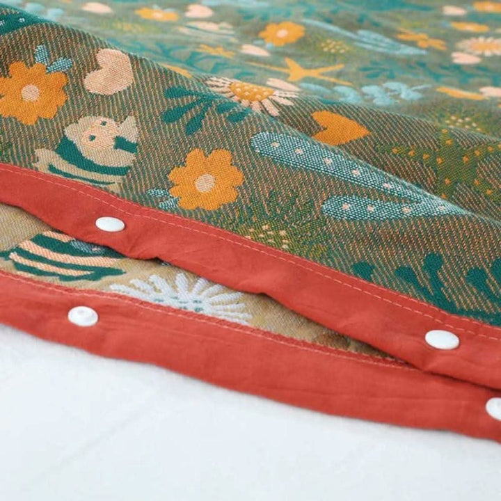 BowLift | Coral Floral Cotton Pillow Sham – Breathable & Reversible