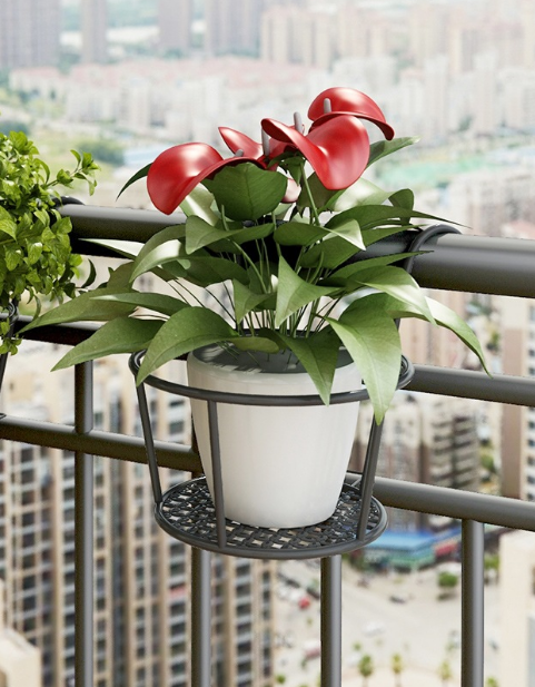 VerdaLift Plant Hanging Shelf — Finally rock-solid support for your balcony dreams | Bowlift