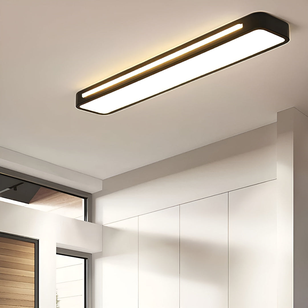 Rectangular Ceiling Light – Clear Lines & Modern Design | Perfect for Living Room and Dining Area | Bowlift