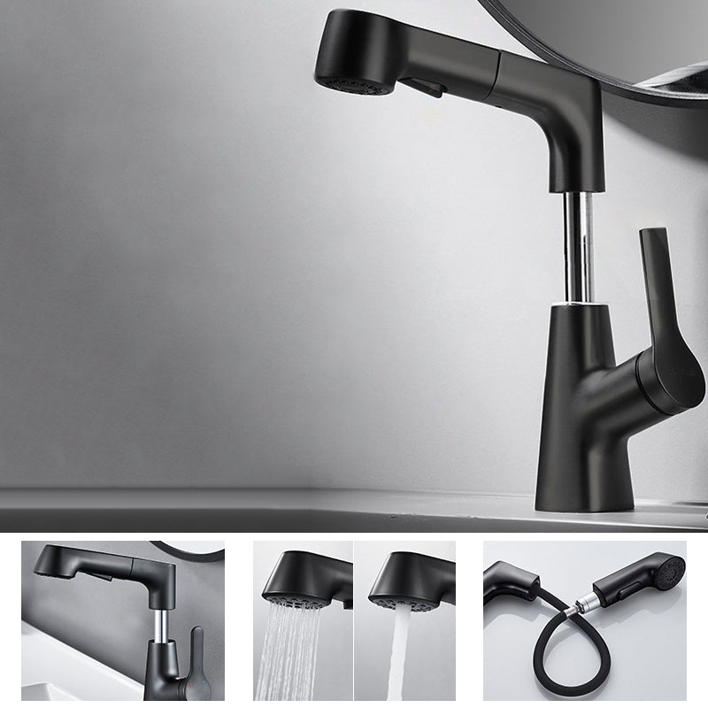 BowLift | Modern Single Color Faucet Metal Center Connection Basin Faucet for Bathroom