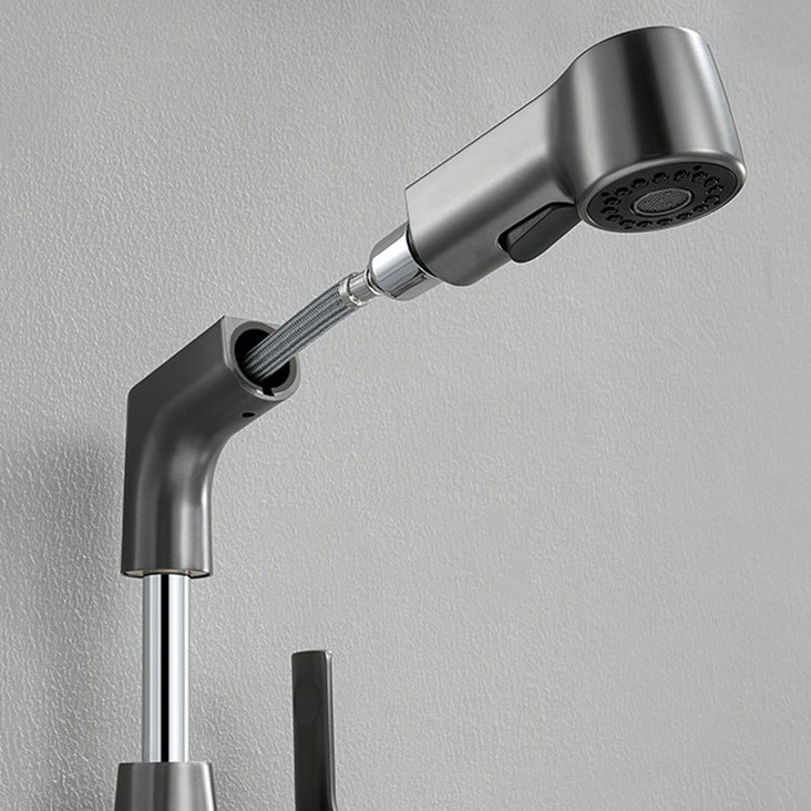 BowLift | Modern Single Color Faucet Metal Center Connection Basin Faucet for Bathroom