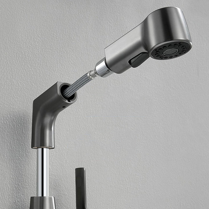 BowLift | Modern Single Color Faucet Metal Center Connection Basin Faucet for Bathroom