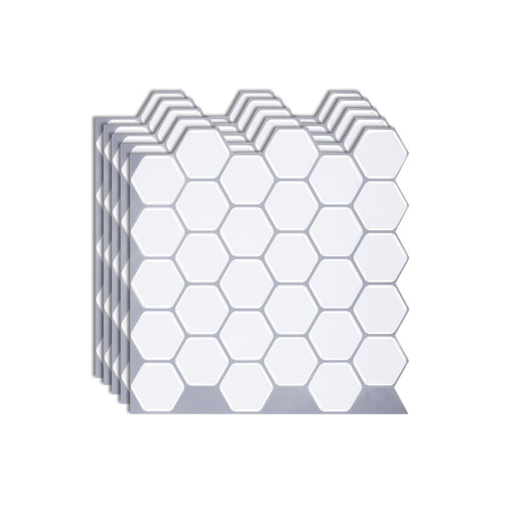 BowLift | Hexagon Wall Tile Fat Resistant Steel and Kitchen Paper Wallpaper