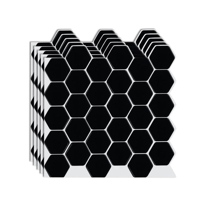 BowLift | Hexagon Wall Tile Fat-Resistant Steel and Kitchen Paper Wallpaper