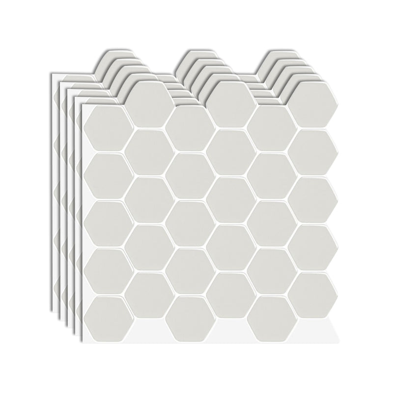 BowLift | Hexagon Wall Tile Fat-Resistant Steel and Kitchen Paper Wallpaper