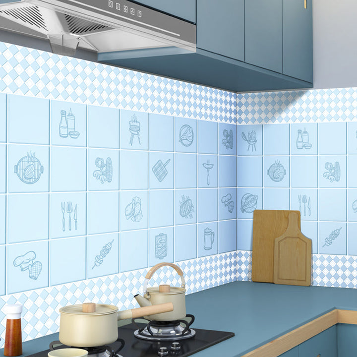 BowLift | Modern Tiles - Peel and Stick Plastic Square Peel and Stick Wall Tiles for the Kitchen