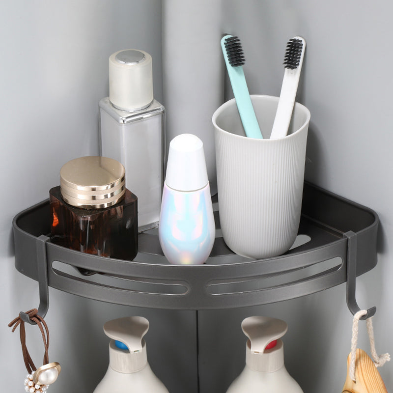BowLift | Modern Bathroom Fixture Set Towel Bar Gray Bathroom Shelf Bathroom Set