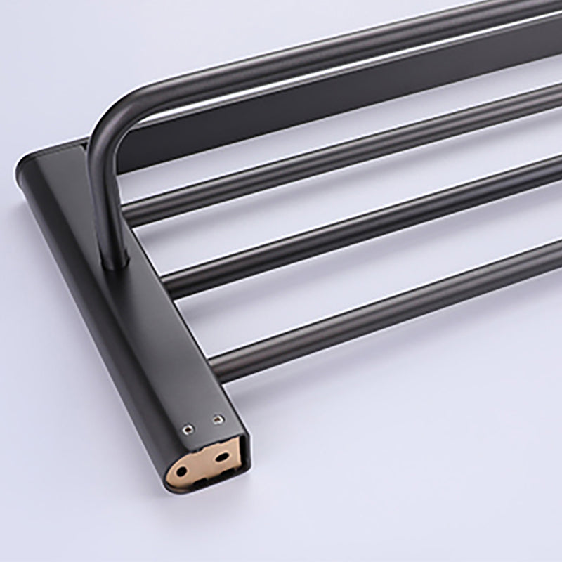 BowLift | Dark gray modern bathroom accessory set stainless steel bathroom accessory set