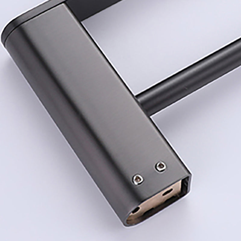 BowLift | Dark gray modern bathroom accessory set stainless steel bathroom accessory set