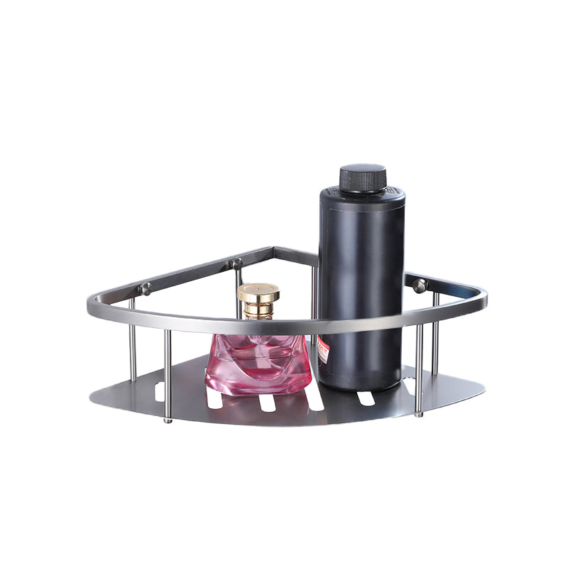 BowLift | Dark gray modern bathroom accessory set stainless steel bathroom accessory set