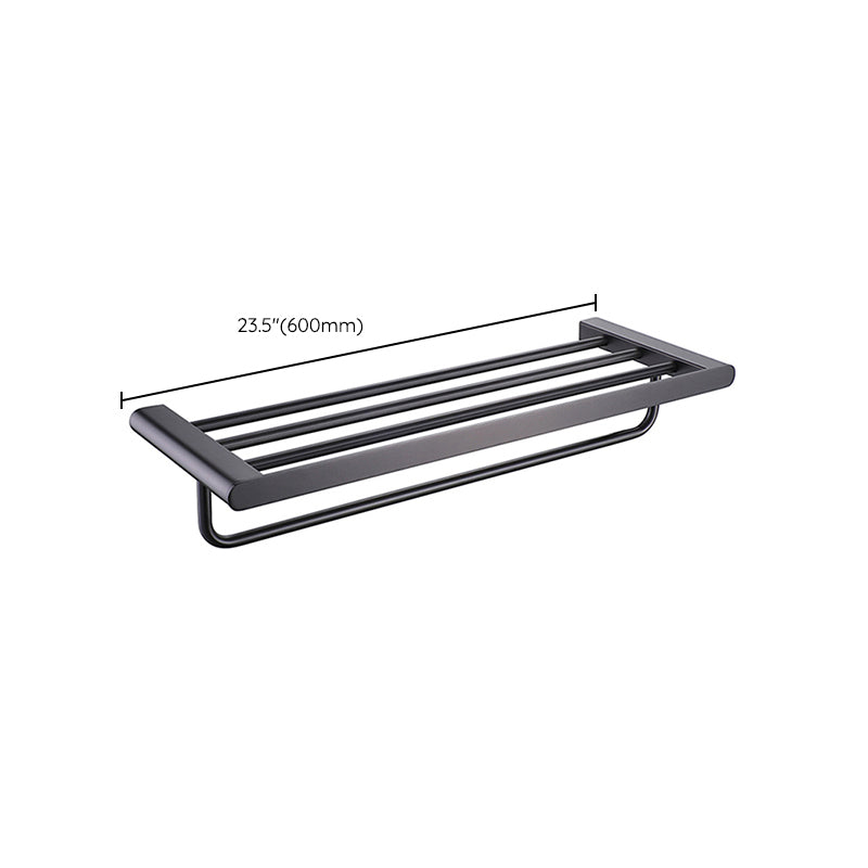 BowLift | Dark gray modern bathroom accessory set stainless steel bathroom accessory set