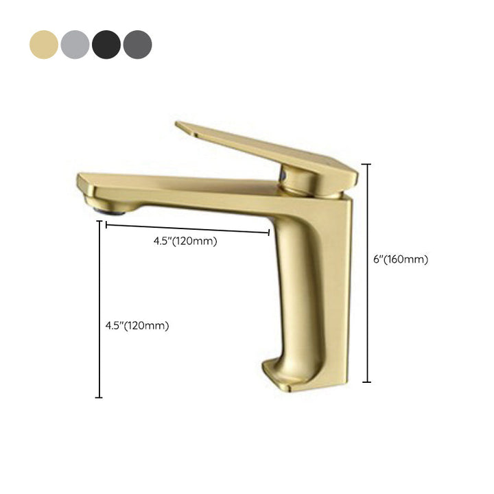 BowLift | Glam Copper Vessel Faucet Lever Handles Low Arc Vessel Faucet for Bathroom