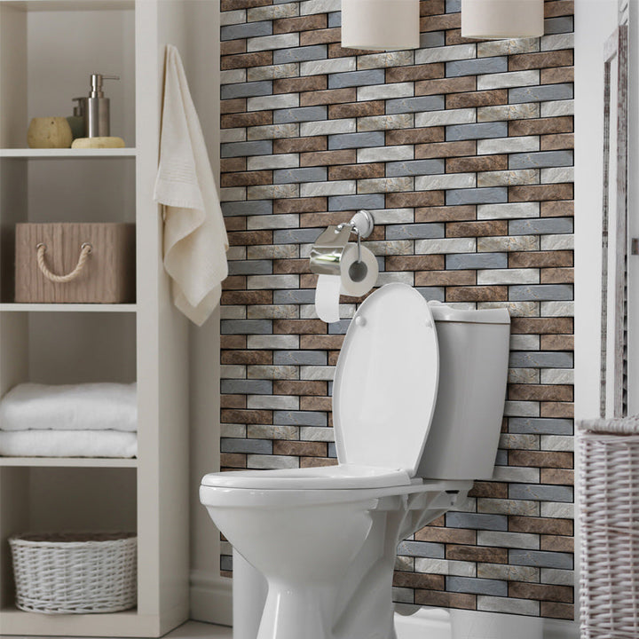BowLift | Modern PVC Field Tile/Single Tile Rectangular Peel and Stick Wall Tile