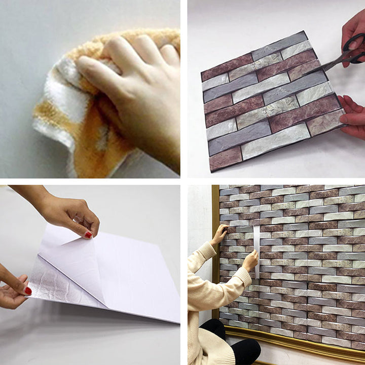 BowLift | Modern PVC Field Tile/Single Tile Rectangular Peel and Stick Wall Tile