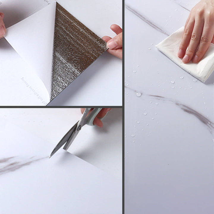 BowLift | Modern Peel and Stick Backsplash Wall Tile PVC Tile-Peel & Stick