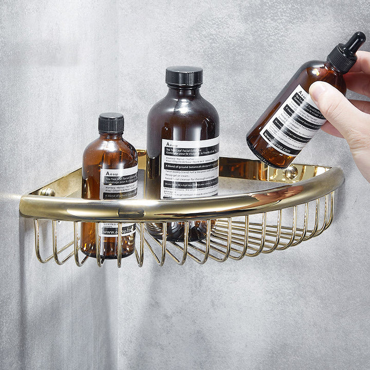 BowLift | Traditional Brass Bathroom Accessory Set Bathroom Shelf Bathroom Accessory Set