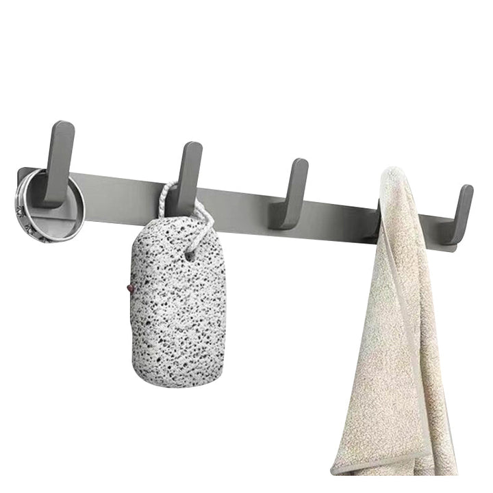BowLift | Matt gray bathroom accessory set bathroom shelf/towel holder & paper holder included