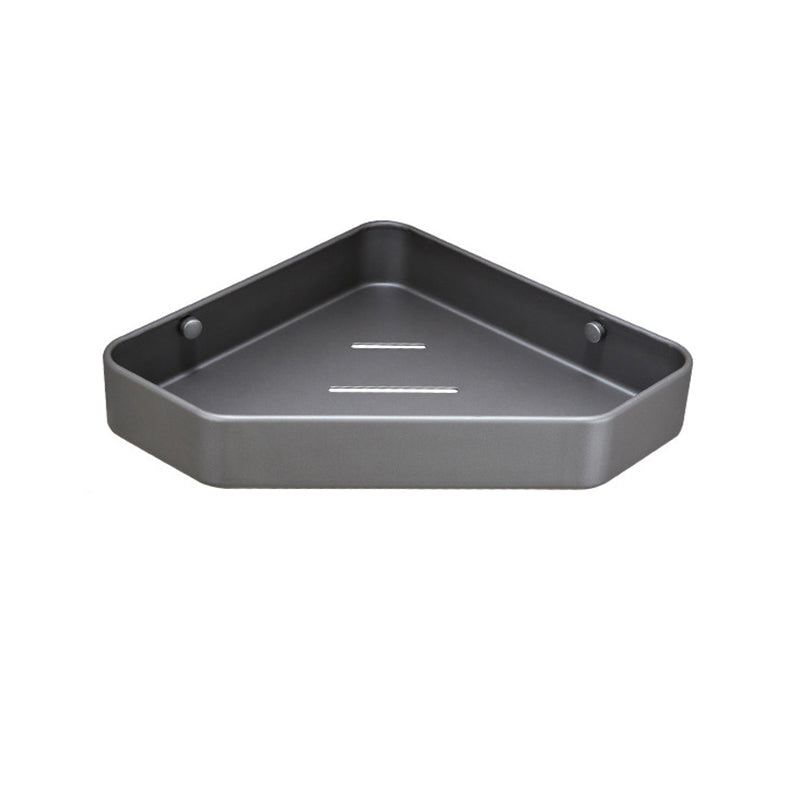 BowLift | Modern Bathroom Accessory Set Matte Black/Grey Bathroom Shelf/Towel Holder & Paper Holder
