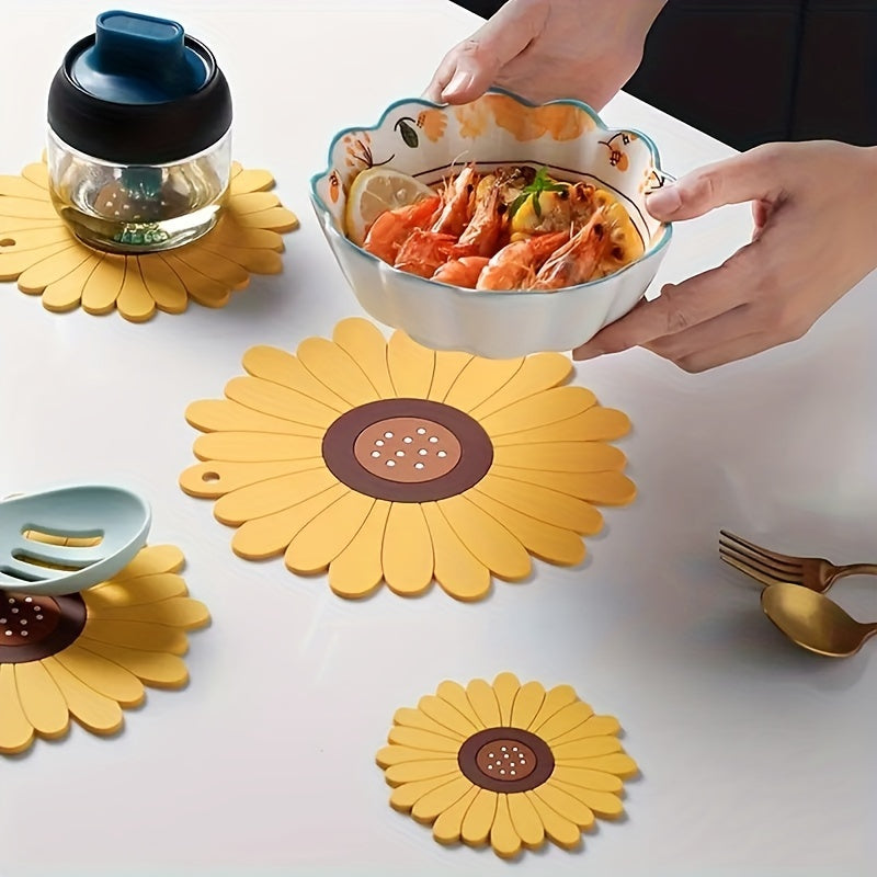 BowLift | PVC Heat Resistant Sunflower Table Mat