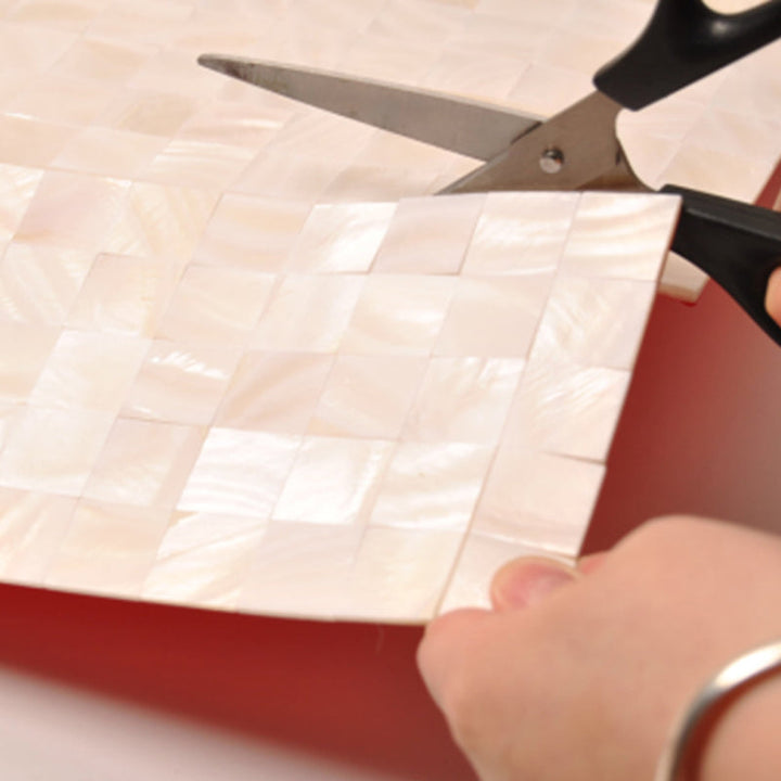 BowLift | Modern Peel-and-Stick Wall Tiles Stone Composite Grid Peel-and-Stick Tiles for the Shower