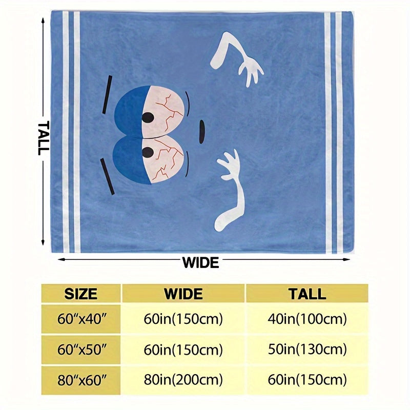 AnimeThrow – Reversible Flannel Blanket for Every Season Bowlift