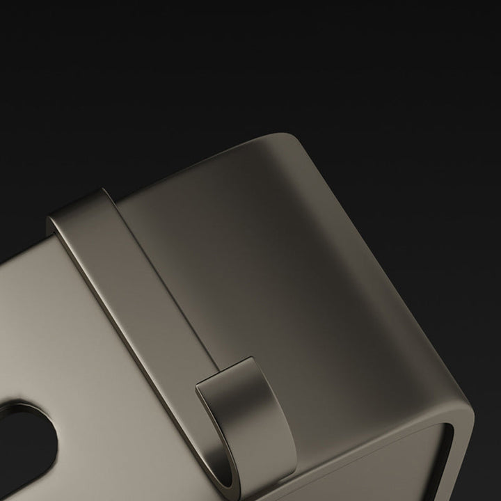 BowLift | Contemporary Aluminum Bathroom Accessory Set Gray Bath Shelf