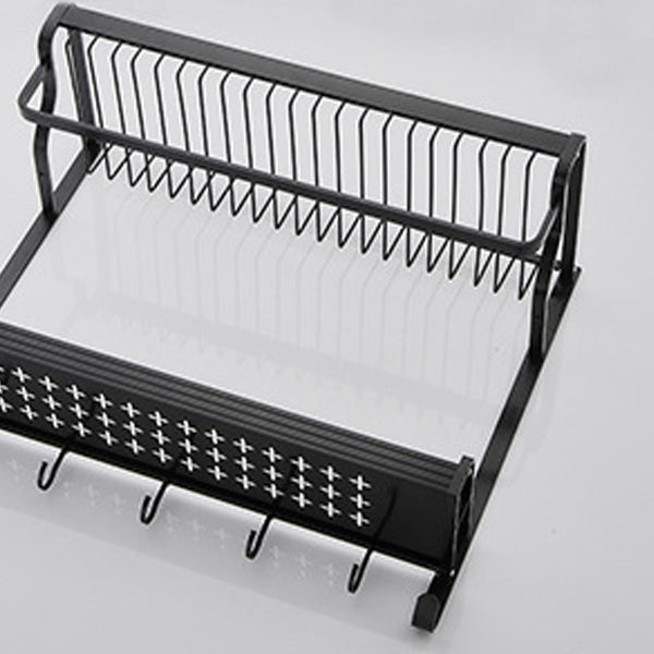 BowLift | Black / Silver Bathroom Accessories Aluminum Hardware Set Bathroom Shelf