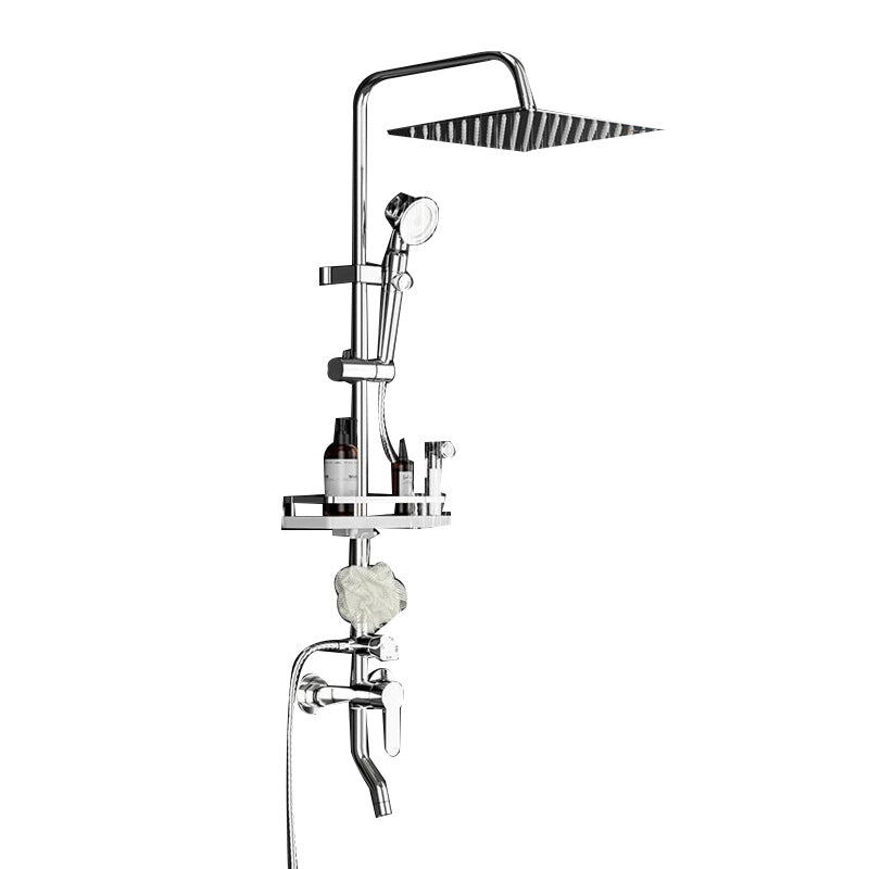 BowLift | Wall-mounted rectangular shower system Stain-resistant copper Modern shower system