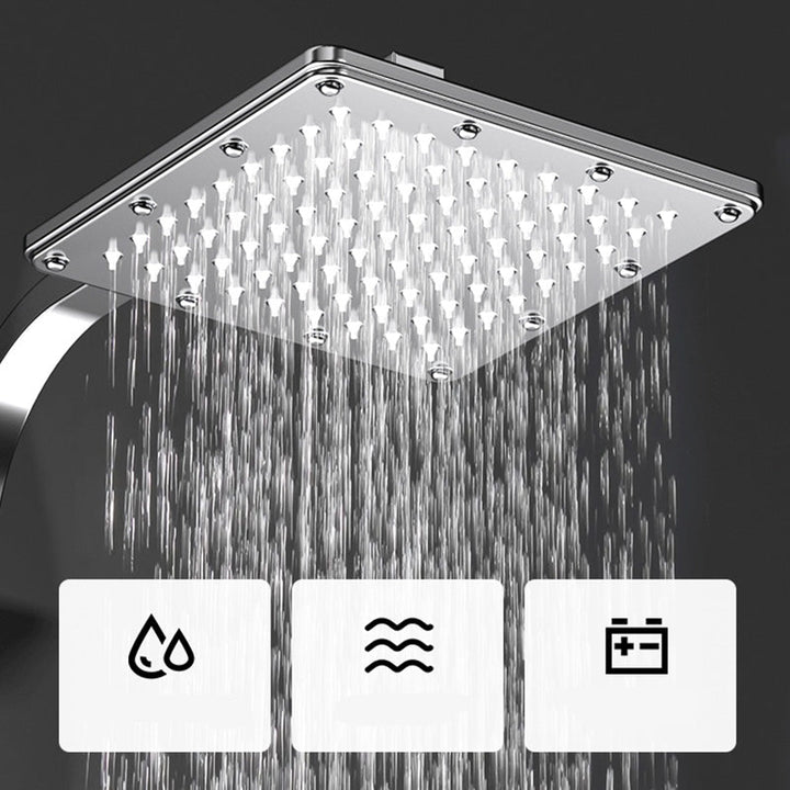 BowLift | Wall-mounted rectangular shower system Stain-resistant copper Modern shower system