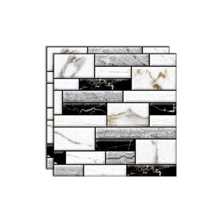 BowLift | Tile Peel & Stick Rectangle Waterproof Plastic Peel & Stick Subway Tiles for Shower 2-Pack