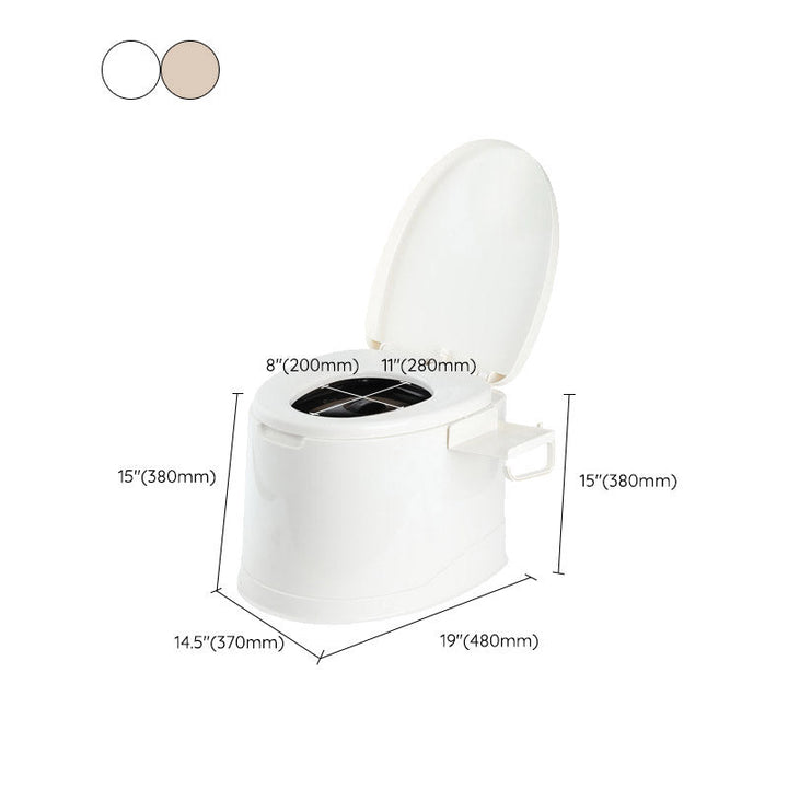 BowLift | Floor-mounted All-in-One Toilet Contemporary Plastic Flush Toilet