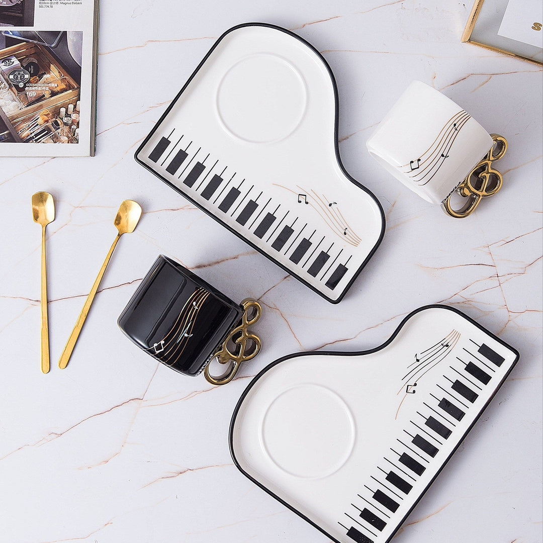 BowLift | Pianissimo taste – elegant cup and tray set for music lovers