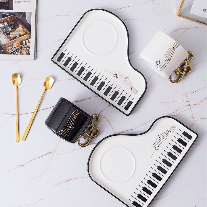 BowLift | Pianissimo taste – elegant cup and tray set for music lovers
