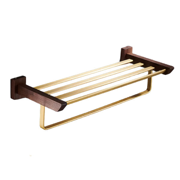 BowLift | Traditional Bathroom Accessories Set Bathroom Shelf Paper Holder Gold Bathroom Set