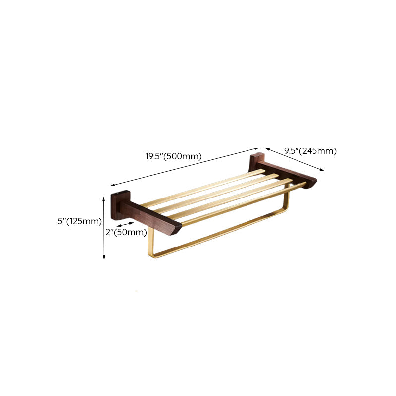BowLift | Traditional Bathroom Accessories Set Bathroom Shelf Paper Holder Gold Bathroom Set
