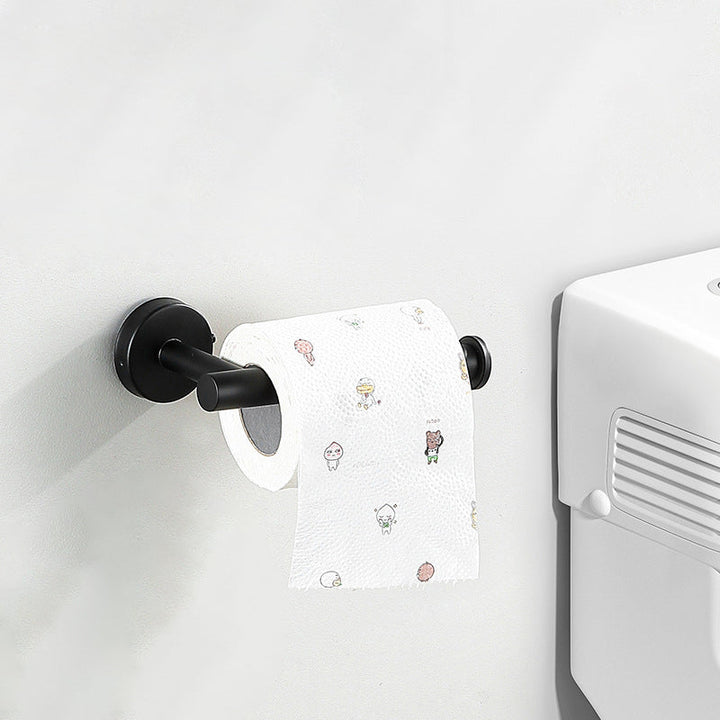 BowLift | Modern Bathroom Hardware Set in Stainless Steel Brushed Chrome Towel Bar/Ring & Bathrobe Hook