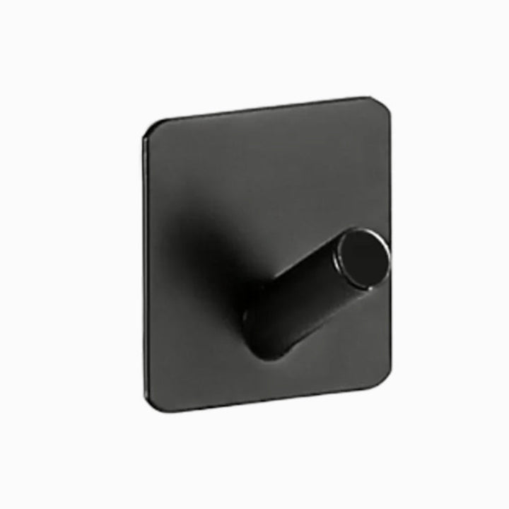 BowLift | Modern Bathroom Hardware Set in Stainless Steel Brushed Chrome Towel Bar/Ring & Bathrobe Hook