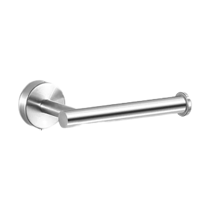 BowLift | Modern Bathroom Hardware Set in Stainless Steel Brushed Chrome Towel Bar/Ring & Bathrobe Hook