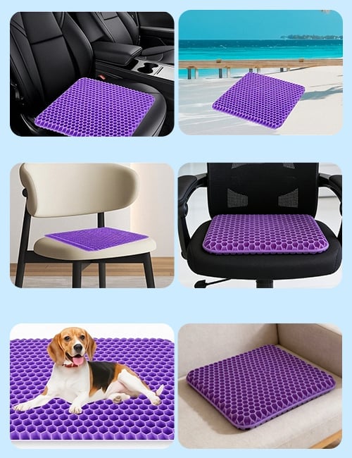 Gel seat cushion for comfortable sitting | Bowlift