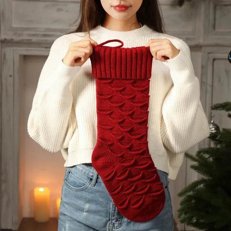 BowLift | Christmas Gift Bag Decorative Socks Knitted Hanging Decoration