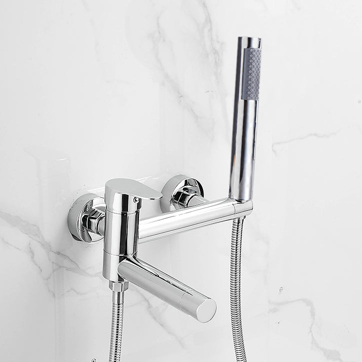 BowLift | Contemporary Wall Mounted Bathtub Filler Single Handle Metal Faucet