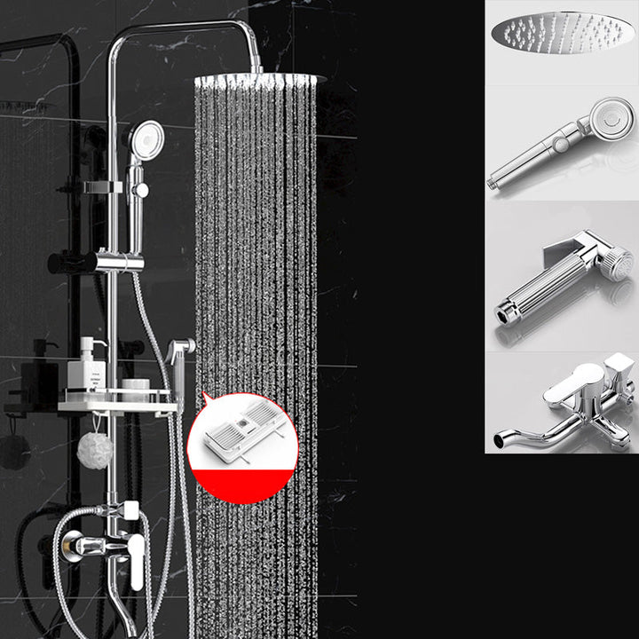 BowLift | Wall-mounted shower system handle lever spot resist copper shower system
