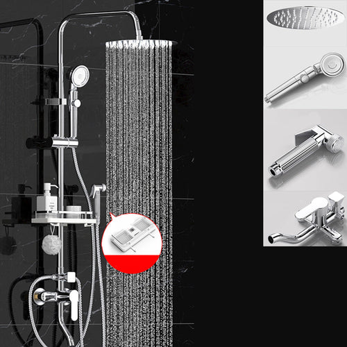 BowLift | Wall-mounted shower system handle lever spot resist copper shower system