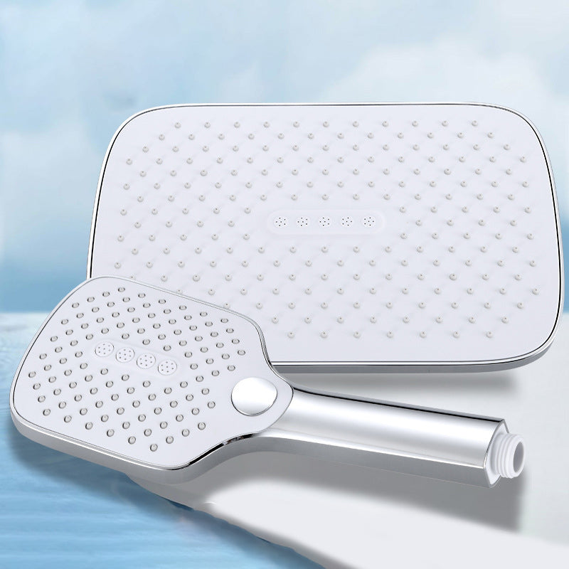 BowLift | Modern Bathroom Standard Showerhead Rainfall Square Ceiling Mounted Showerhead