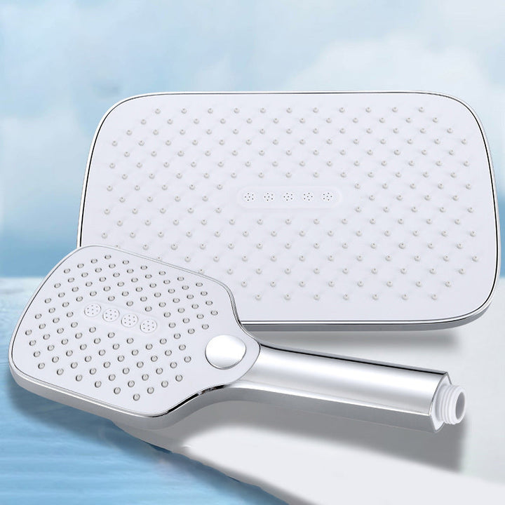 BowLift | Modern Bathroom Standard Showerhead Rainfall Square Ceiling Mounted Showerhead