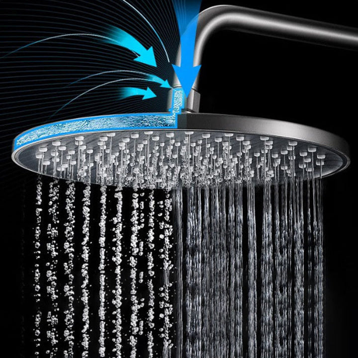 BowLift | Modern Bathroom Standard Showerhead Rainfall Square Ceiling Mounted Showerhead
