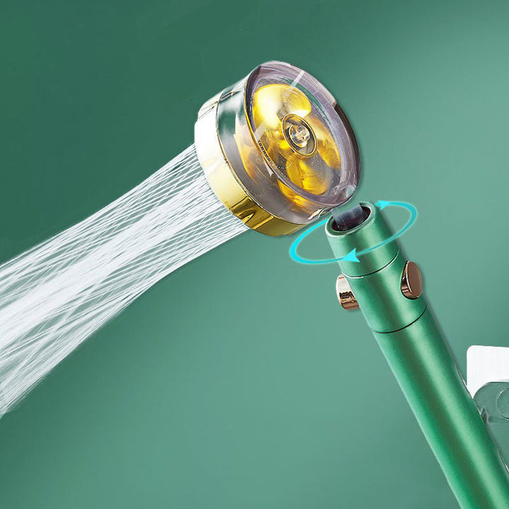 BowLift | Modern Shower Head for the Bathroom 2-Jet Massage Rain Shower Round Wall Mounted Shower Head